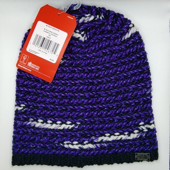 BNWT- The North Face Kaylinda Beanie Urban Navy/Deep Blue Color - Picture 1 of 7